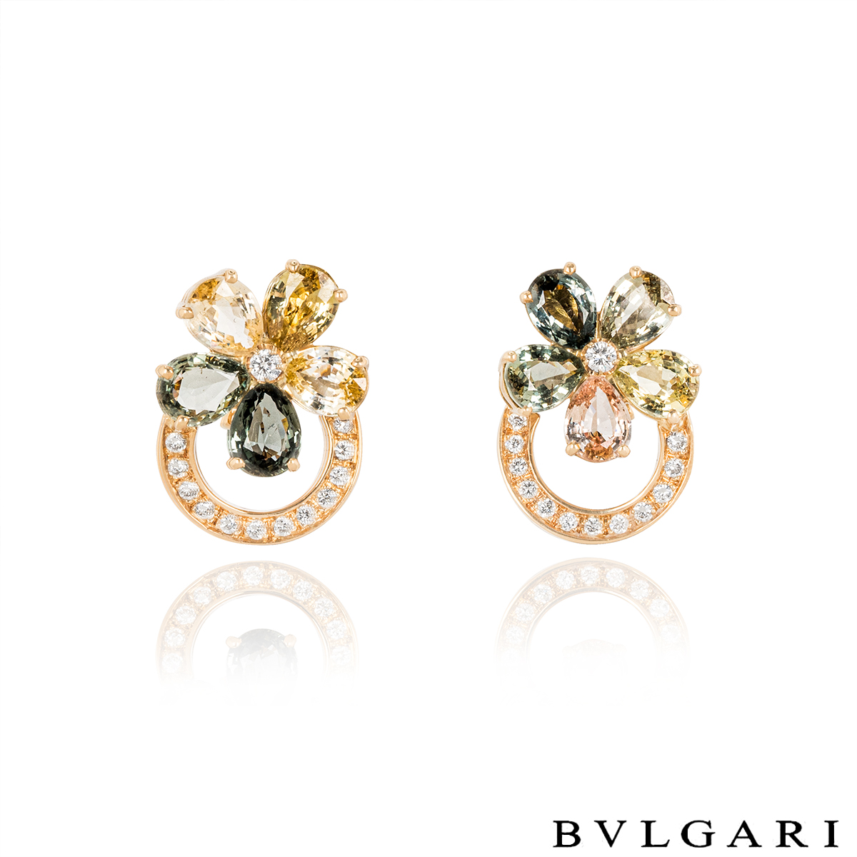 bvlgari flower earrings